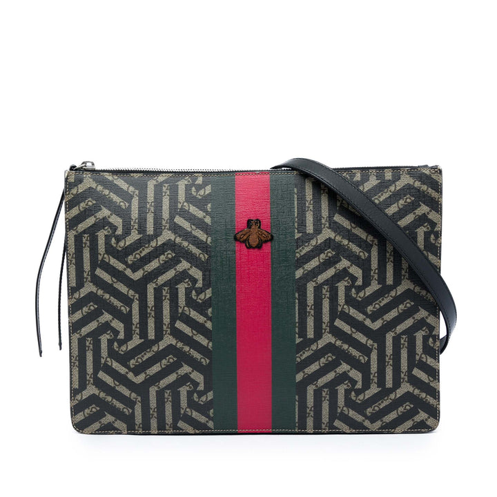 Caleido Web Sac Messenger GG Supreme Beige
