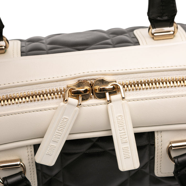 Dior Medium Cuir Cannage Dior Vibe Zip Bowling Sac