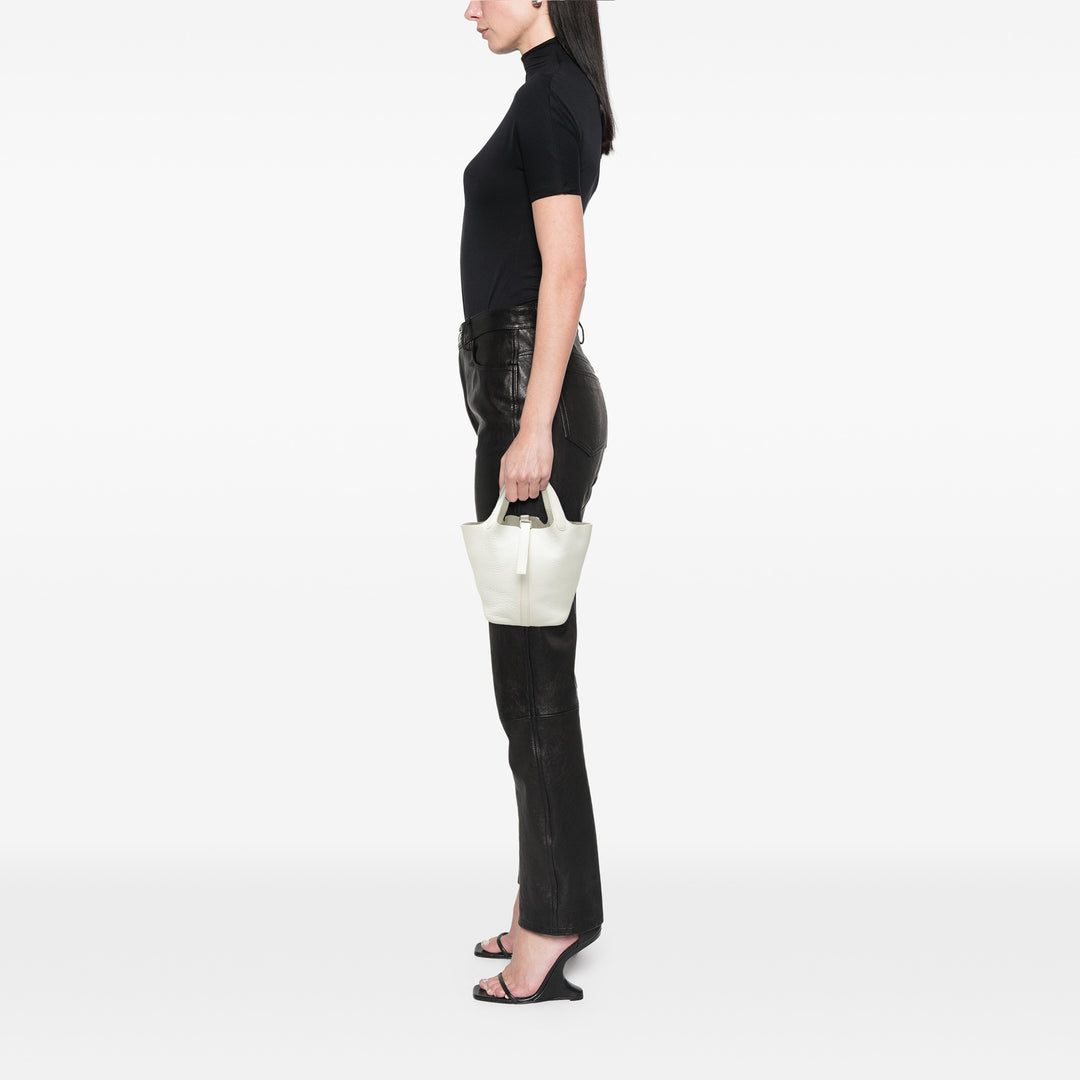 Hermès Sac à main Picotin 18 Clémence Blanc – vue 6 – GABY PARIS
