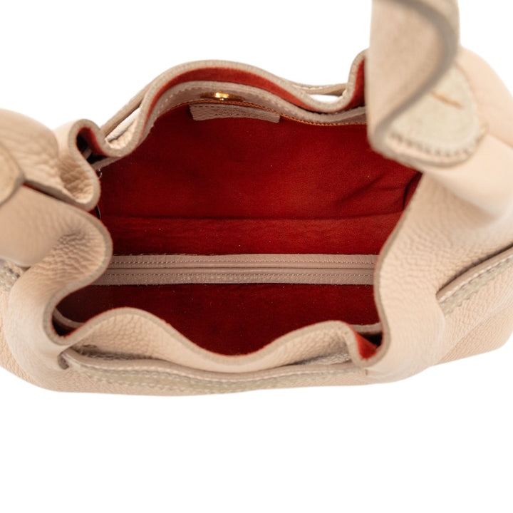 Ferragamo Grained Sac Marron – vue 4 – GABY PARIS