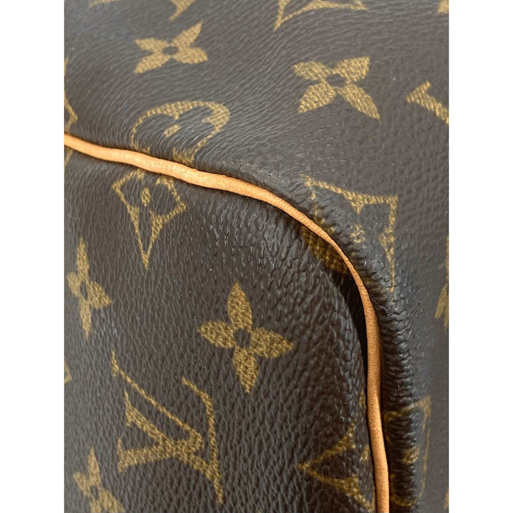 Louis Vuitton Keepall 55 Monogram Marron – vue 9 – GABY PARIS