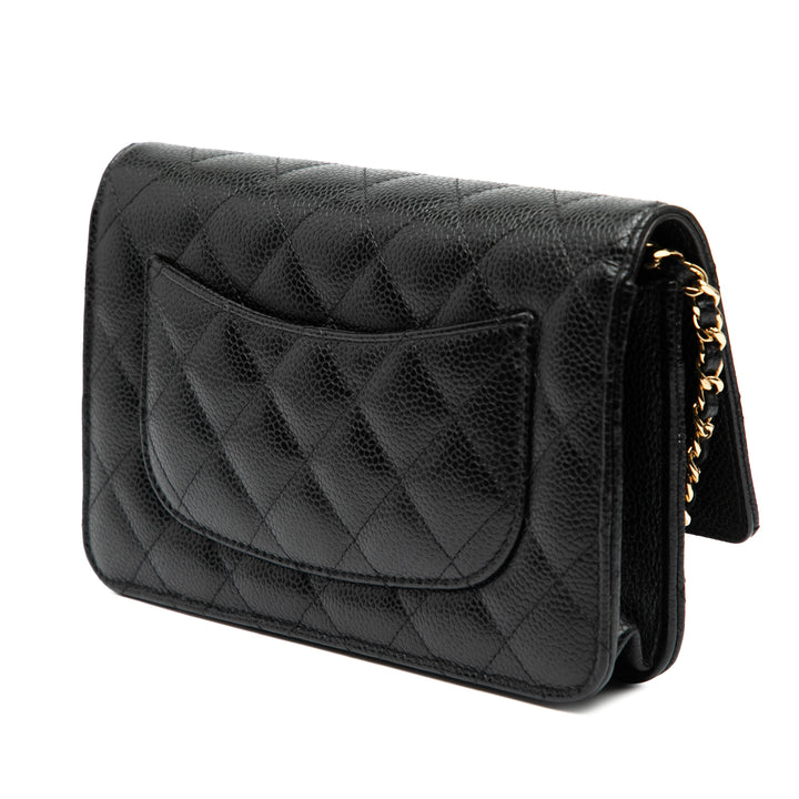 Chanel CC Matelassé Caviar Wallet on Chain – GABY PARIS Authentique