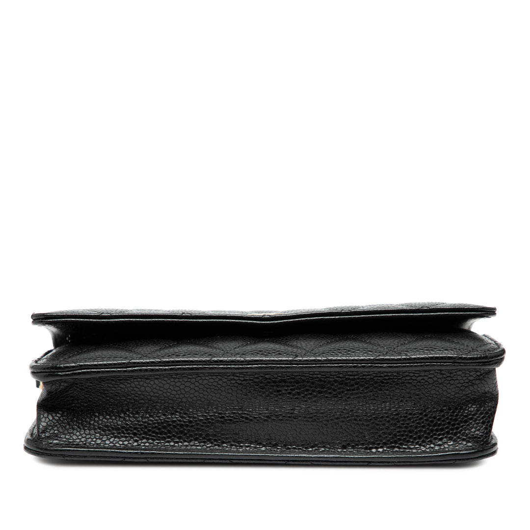 Chanel CC Matelassé Caviar Wallet on Chain – GABY PARIS Authentique