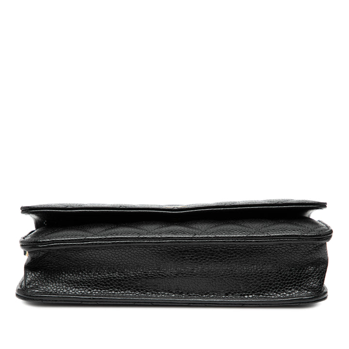Chanel CC Matelassé Caviar Wallet on Chain – GABY PARIS Authentique