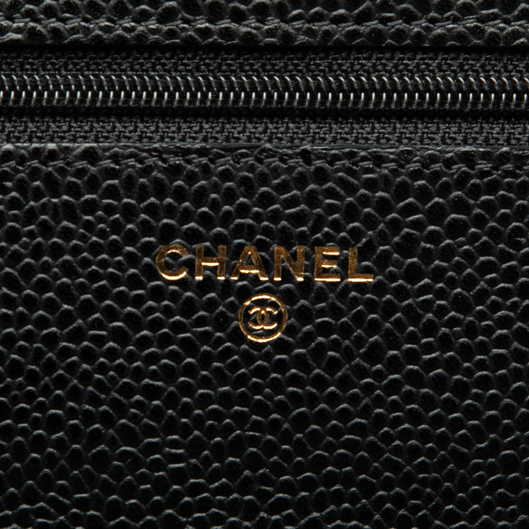 Chanel CC Matelassé Caviar Wallet on Chain – GABY PARIS Authentique