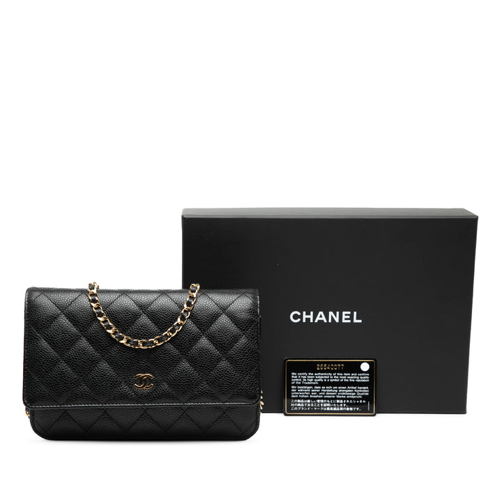 Chanel CC Matelassé Caviar Wallet on Chain – GABY PARIS Authentique