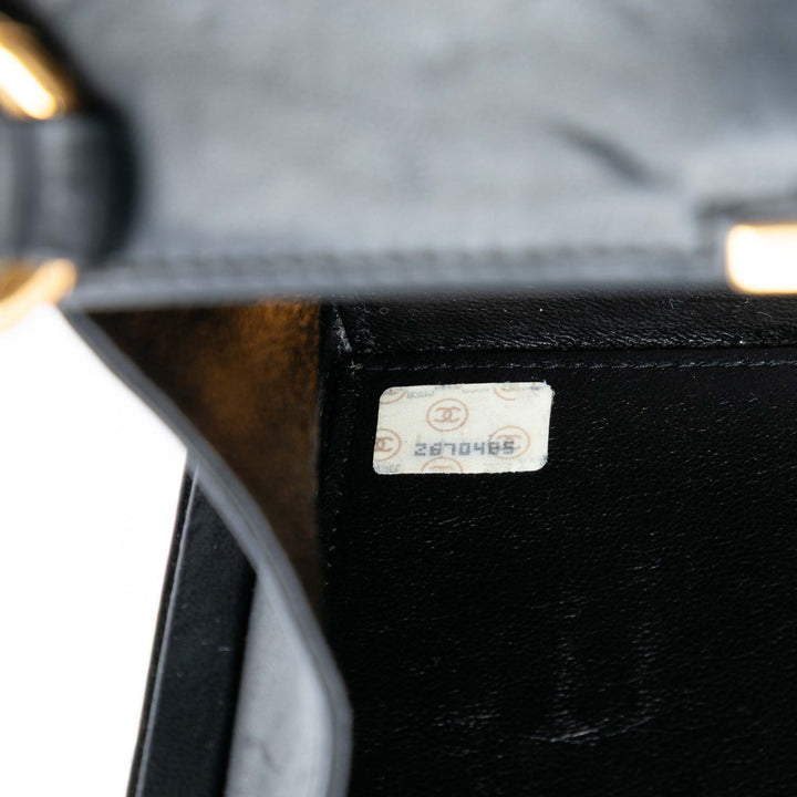 Chanel CC Matelassé Chevron Cuir d’agneau Boîte Sac porté croisé