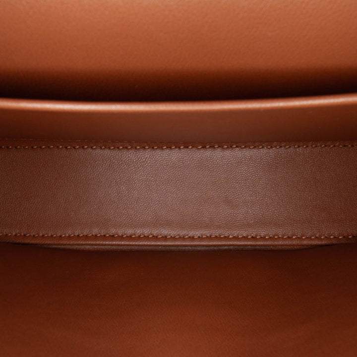 Leather Triomphe Claude Crossbody Brown - Gaby Paris
