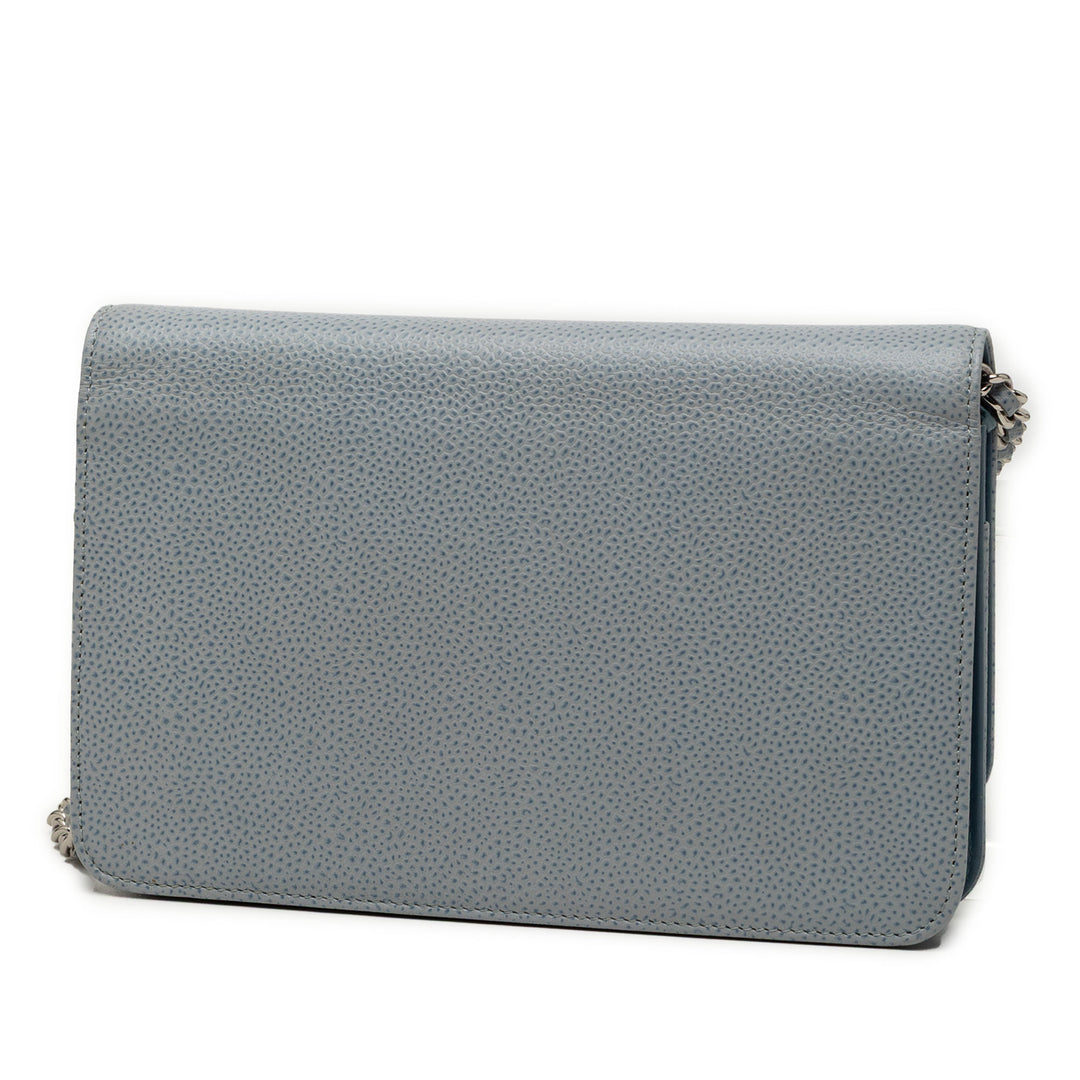 Chanel CC Caviar Wallet on Chain