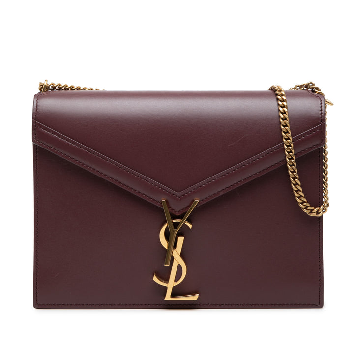 Cassandra Fermoir Sac Cuir de veau lisse Rouge