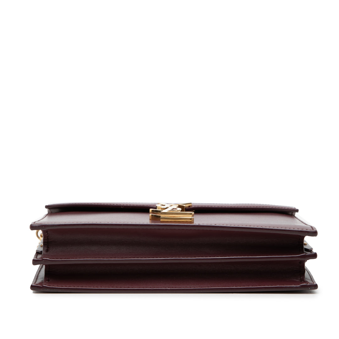 Cassandra Fermoir Sac Cuir de veau lisse Rouge