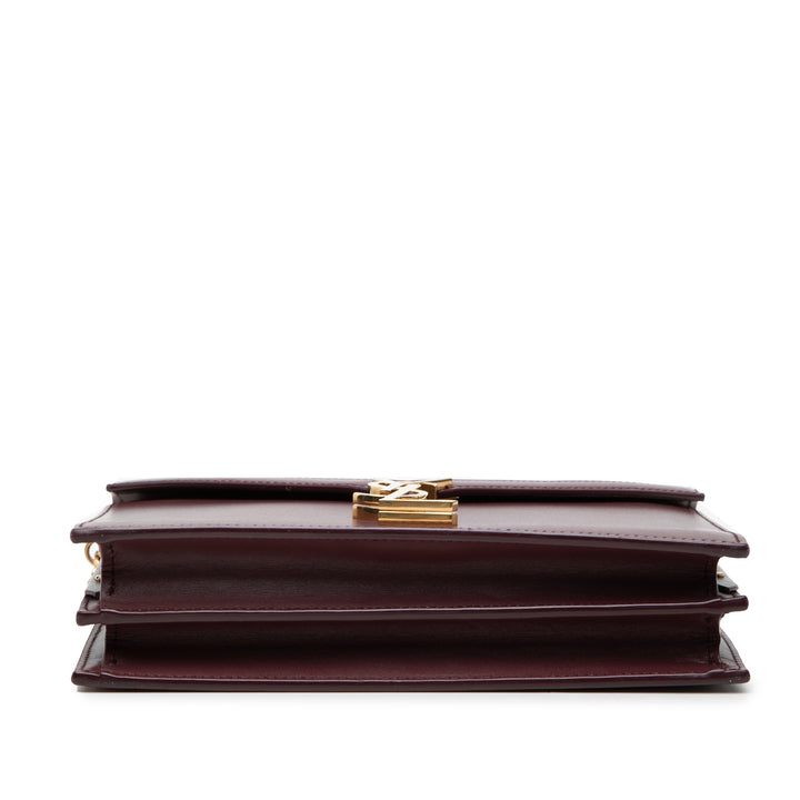 Cassandra Fermoir Sac Cuir de veau lisse Rouge