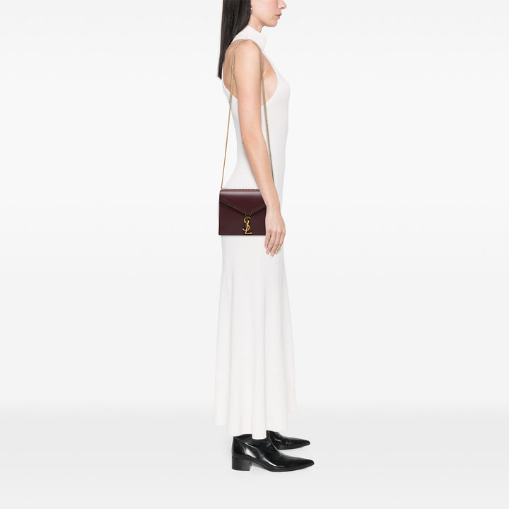 Cassandra Fermoir Sac Cuir de veau lisse Rouge