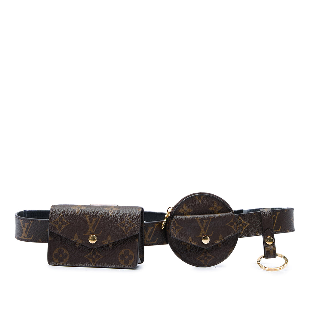 Louis Vuitton Daily Multi Poche 30mm Ceinture Monogram Marron – vue principale – GABY PARIS