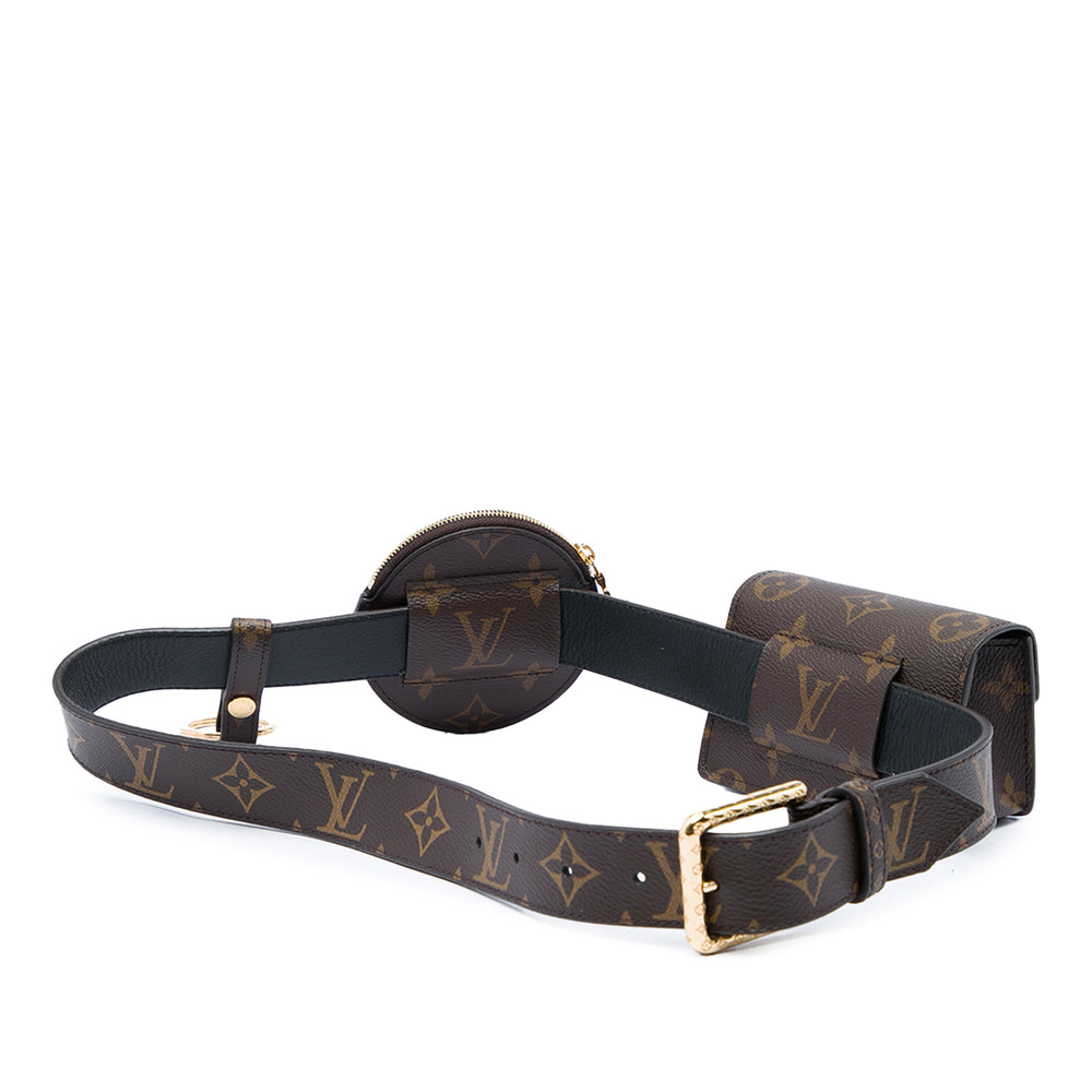 Louis Vuitton Daily Multi Poche 30mm Ceinture Monogram Marron – vue 2 – GABY PARIS