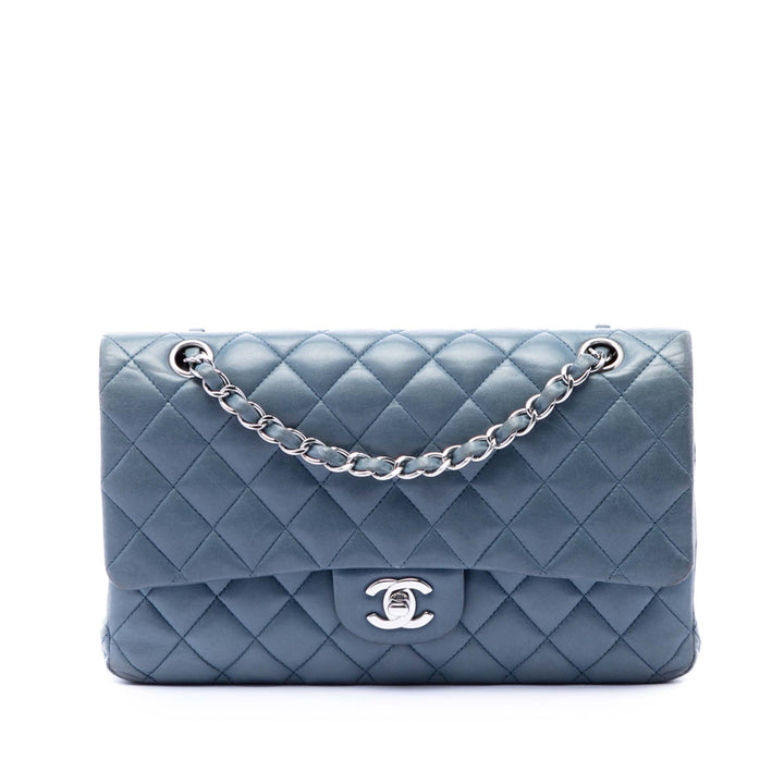Chanel Medium Classic Cuir d’agneau Double rabat