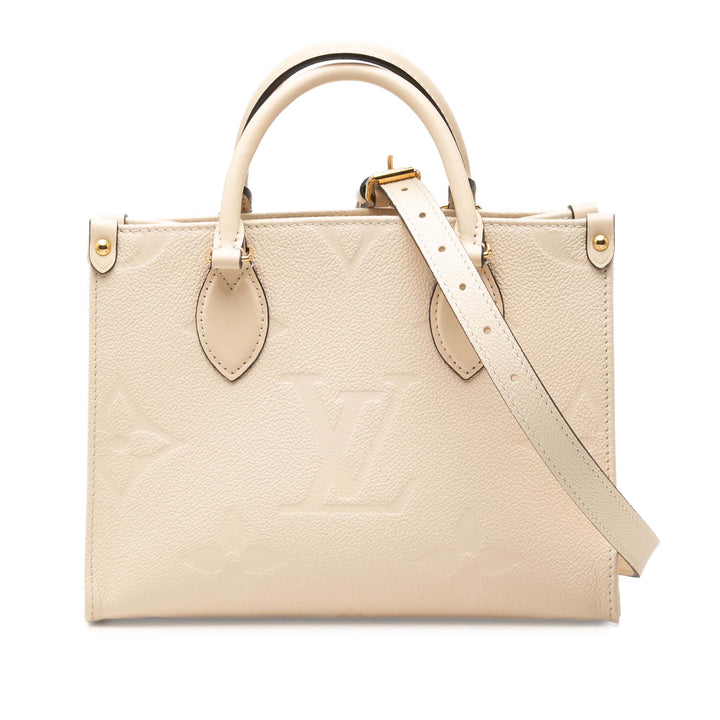 Onthego PM Monogram Empreinte Beige