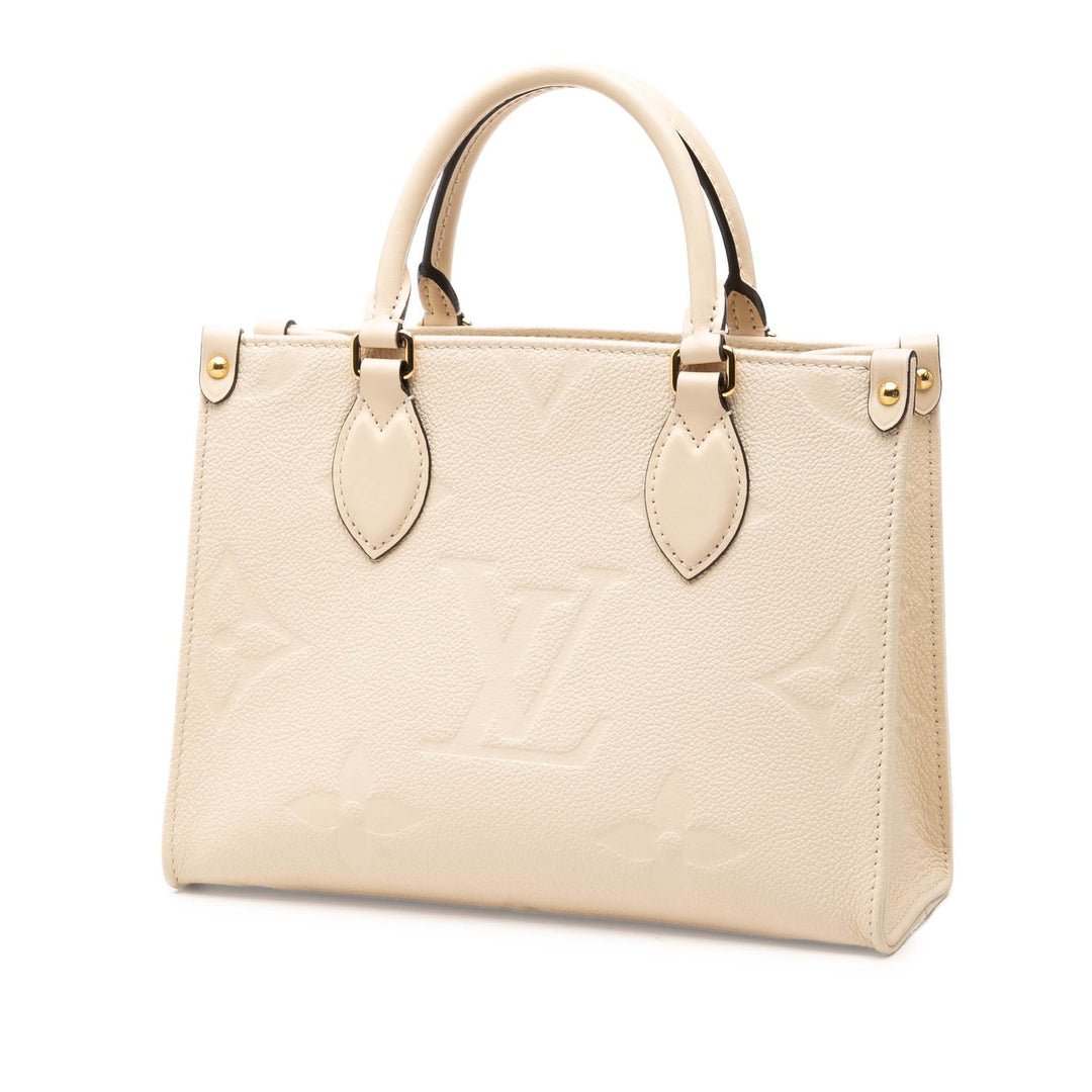 Onthego PM Monogram Empreinte Beige