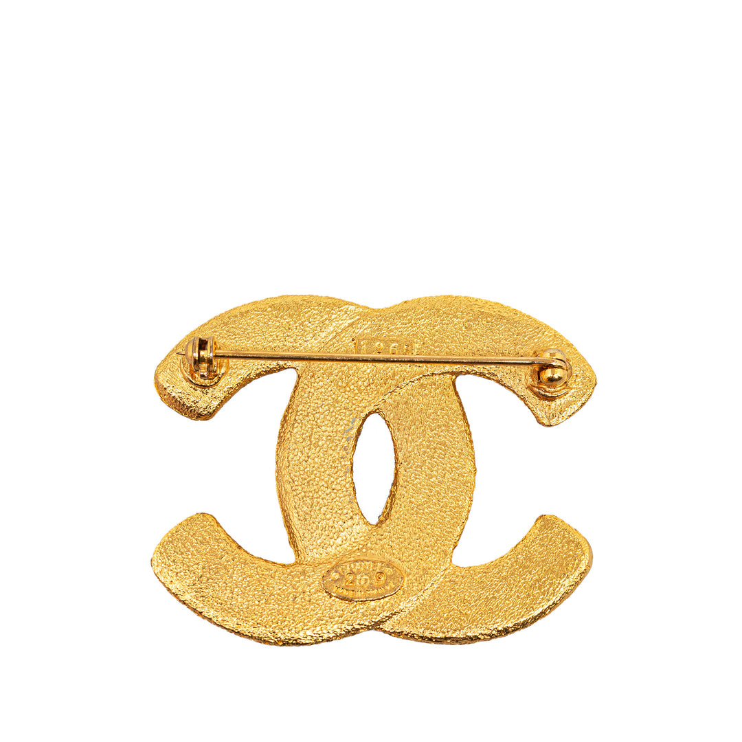 Chanel CC Brooch Gold - GABY PARIS