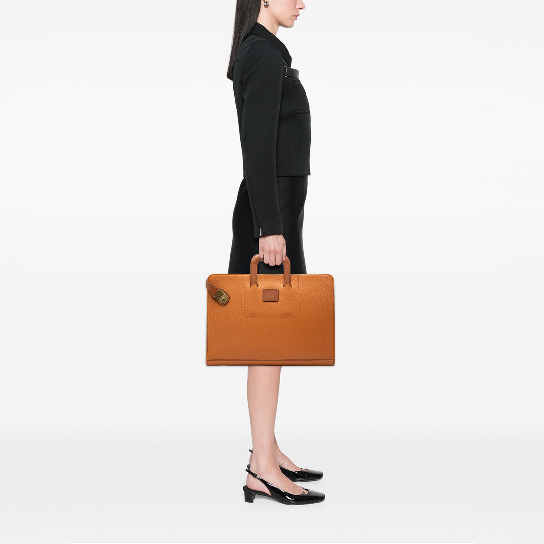 Burberry Business Sac Marron