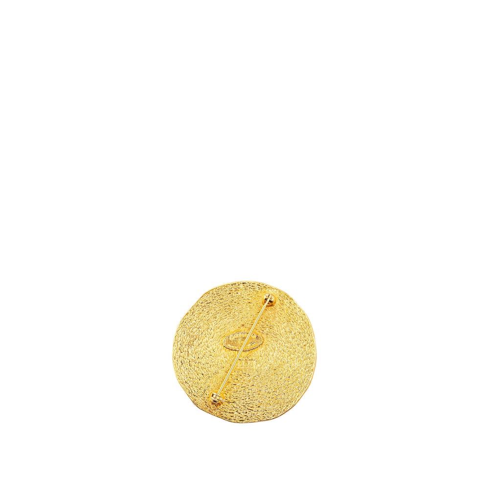 Gold Plated 31 Rue Cambon Brooch Gold - Gaby Paris