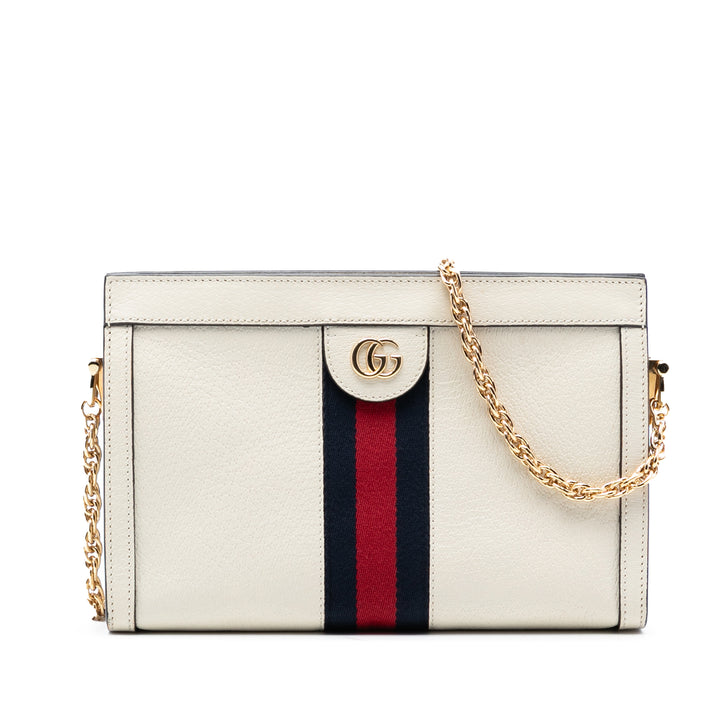 Gucci Small Cuir de veau Ophidia Chain Sac porté croisé