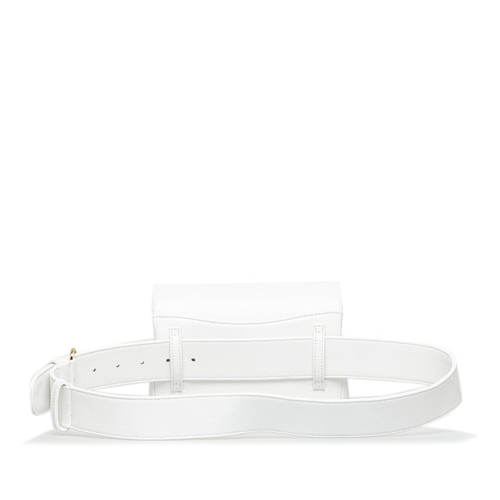 Captain Gold Belt Bag White - Gaby Paris