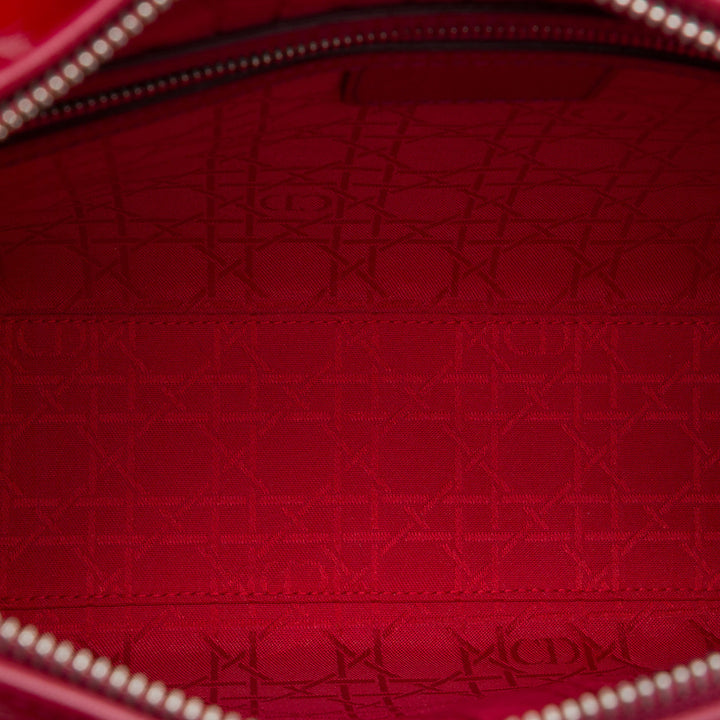 Dior Lady Dior Cannage Grand Rouge – vue 4 – GABY PARIS