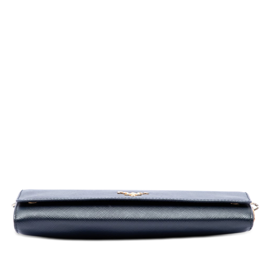 Prada Lux Wallet on Chain Cuir Saffiano