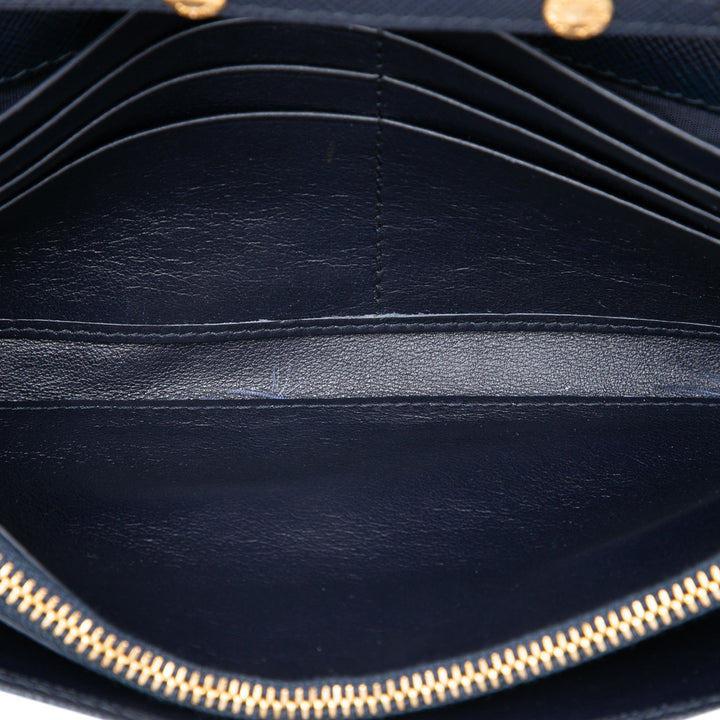 Prada Lux Wallet on Chain Cuir Saffiano