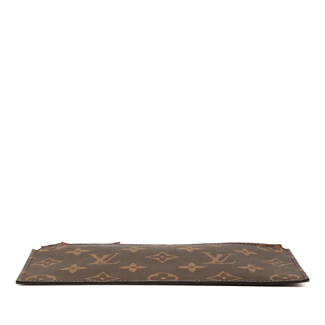 Louis Vuitton Pochette Felicie Zippé Insert Monogram Marron – vue 3 – GABY PARIS