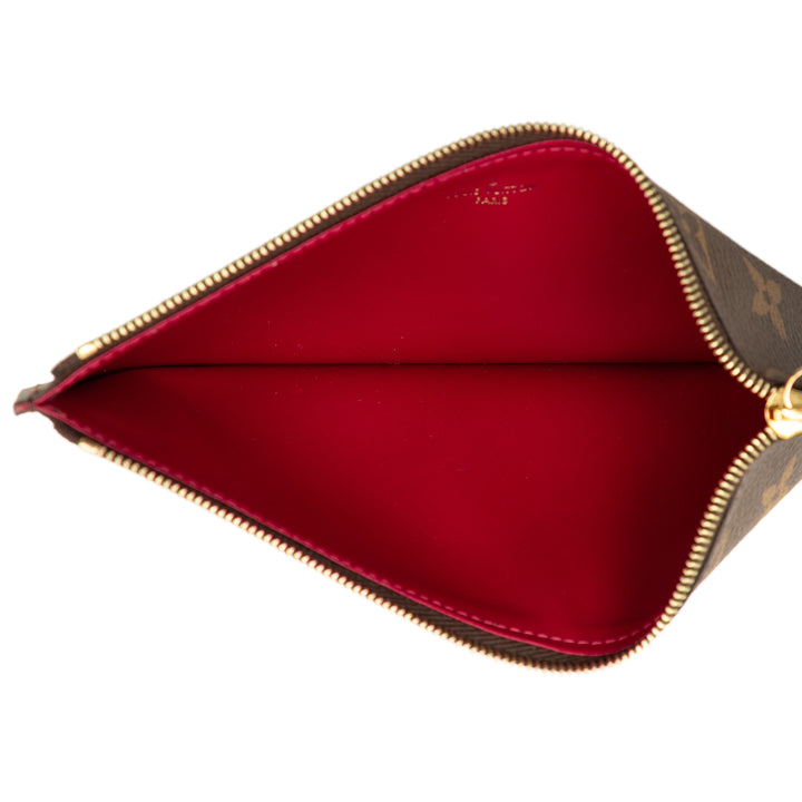 Louis Vuitton Pochette Felicie Zippé Insert Monogram Marron – vue 4 – GABY PARIS