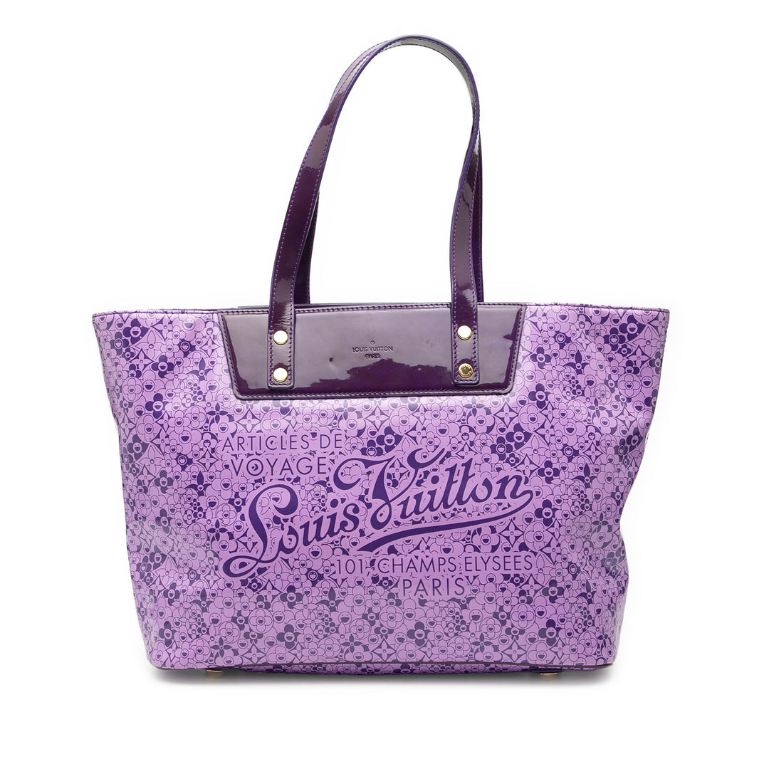 Louis Vuitton Takashi Murakami Coated Toile Cosmic Blossom Cabas PM