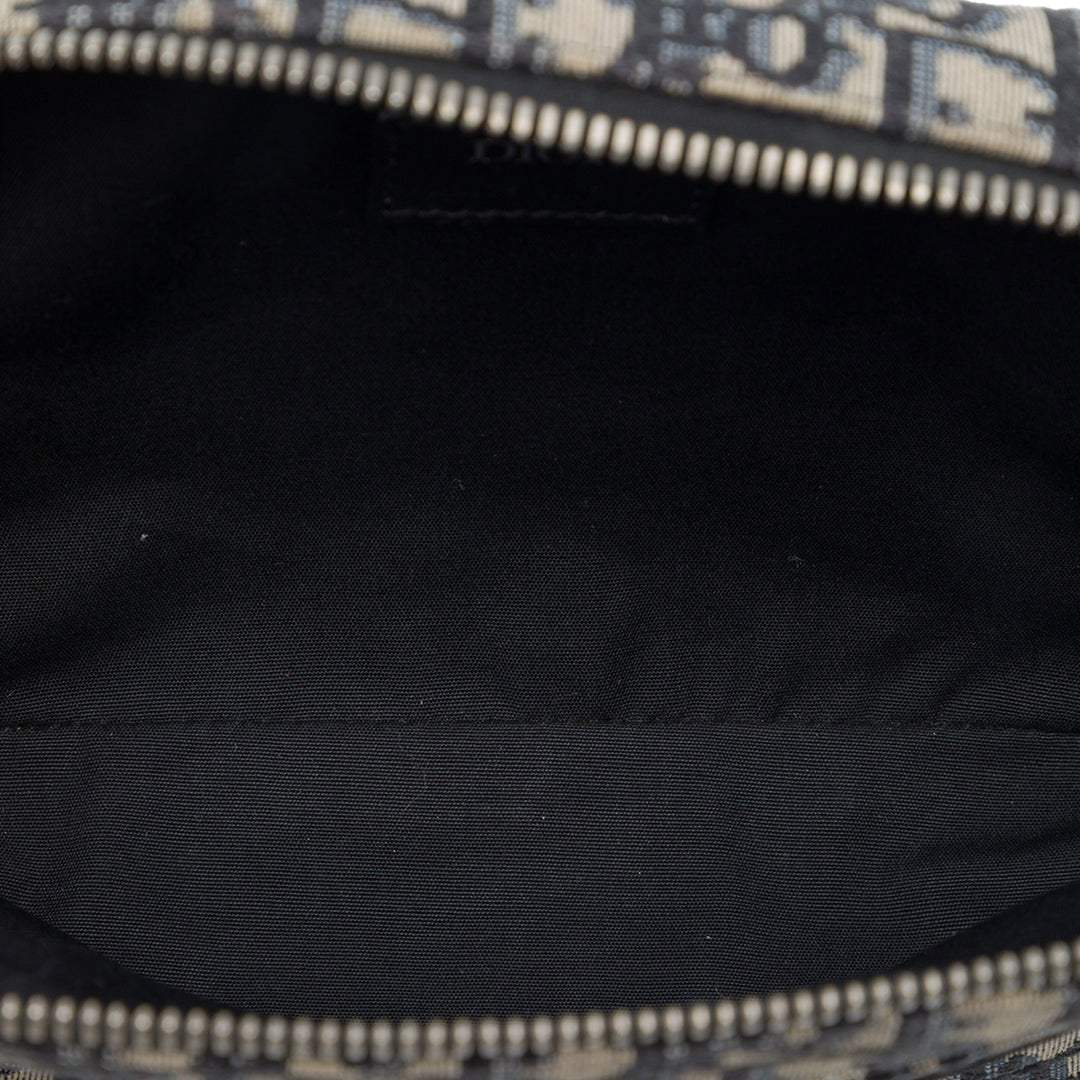 Dior Safari Sac Mini Oblique Bleu – vue 4 – GABY PARIS