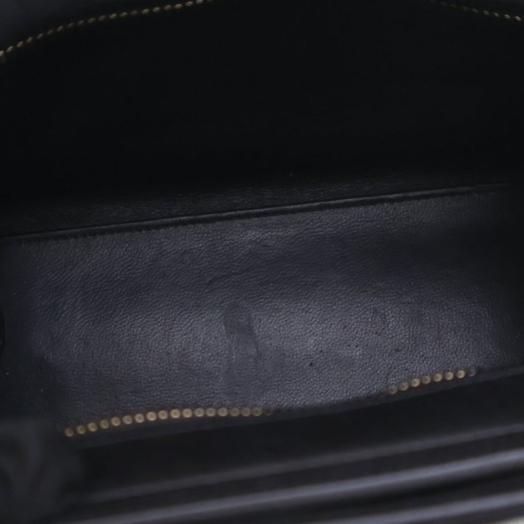 Celine Nano Tricolor Grained Cuir de veau and Nubuck Luggage Cabas Gris