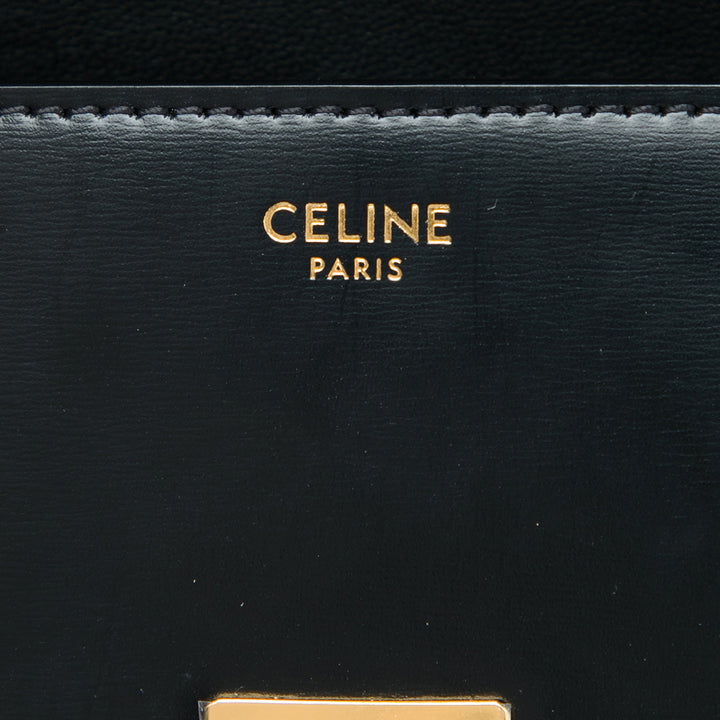 Celine brillant Cuir de veau Triomphe Claude Sac bandoulière