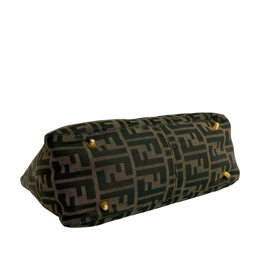 Fendi Small Zucca Toile Twins Cabas