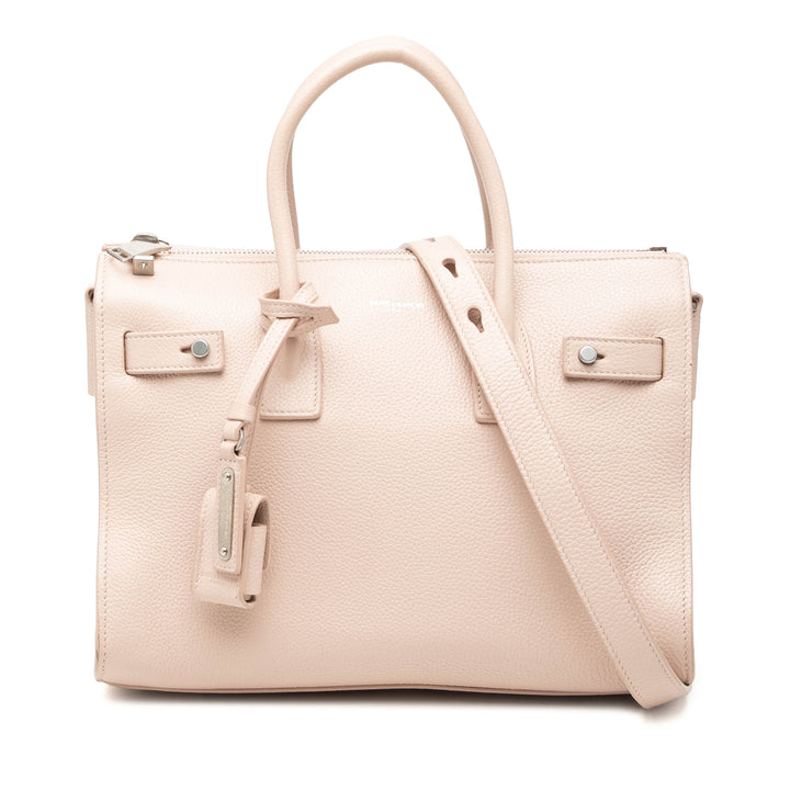Saint Laurent Baby Cuir de veau grainé Sac De Jour Sac