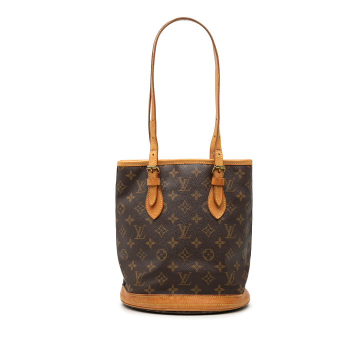 Louis Vuitton Sac seau Seau Monogram Marron – vue principale – GABY PARIS