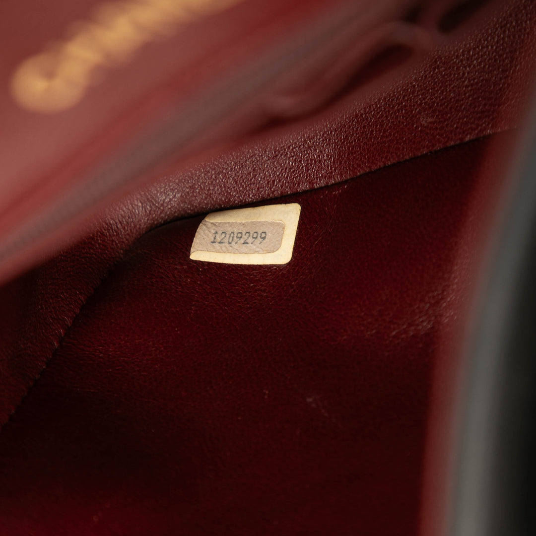 Chanel Medium Tall Classic Cuir d’agneau Double rabat Noir – GABY PARIS Authentique