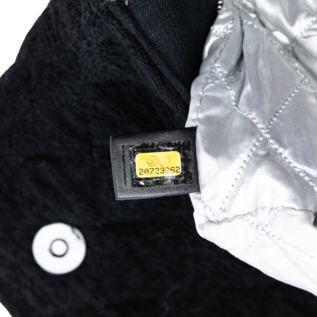 Chanel CC Matelassé Terry Cloth à rabat Tissu