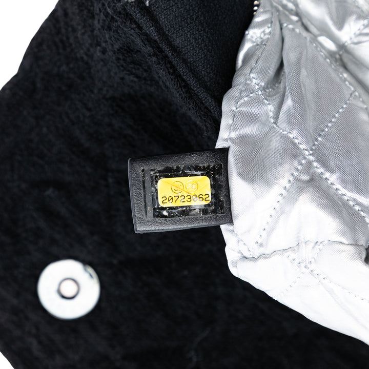 Chanel CC Matelassé Terry Cloth à rabat Tissu