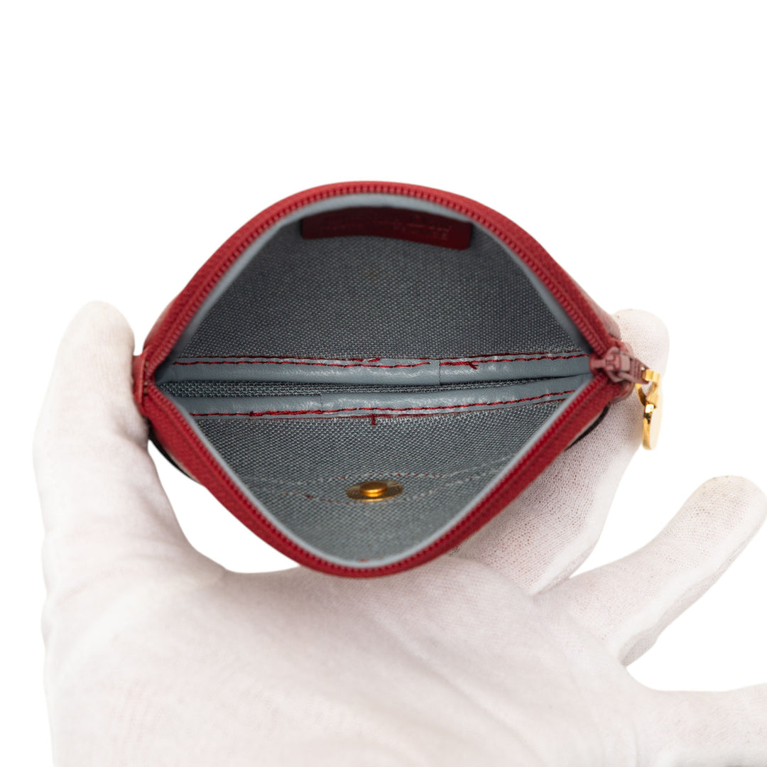 Dior Honeycomb Coated Toile Coin Pochette