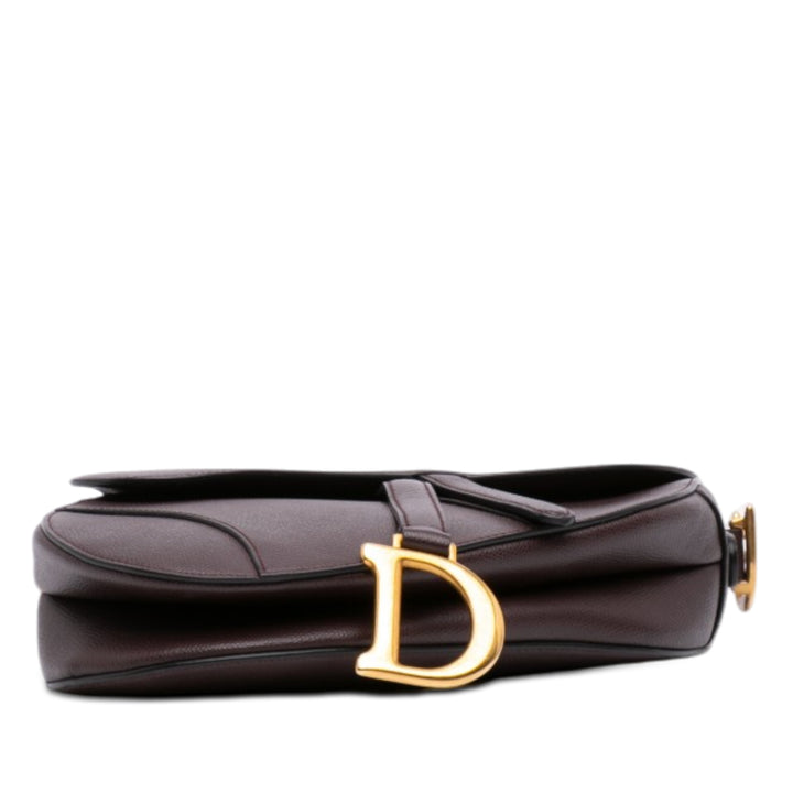 Dior Mini Cuir de veau grainé Saddle Sac