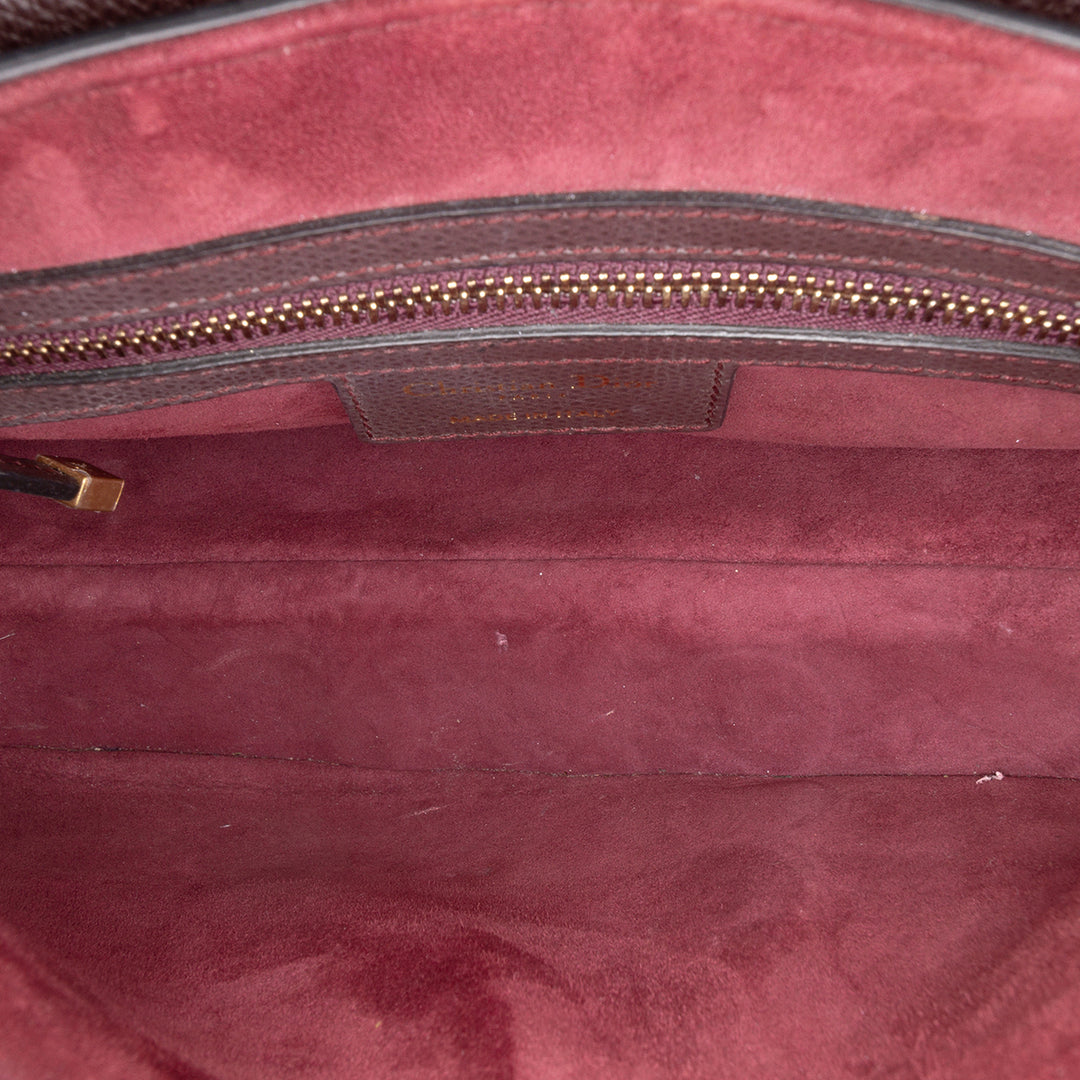 Dior Mini Cuir de veau grainé Saddle Sac