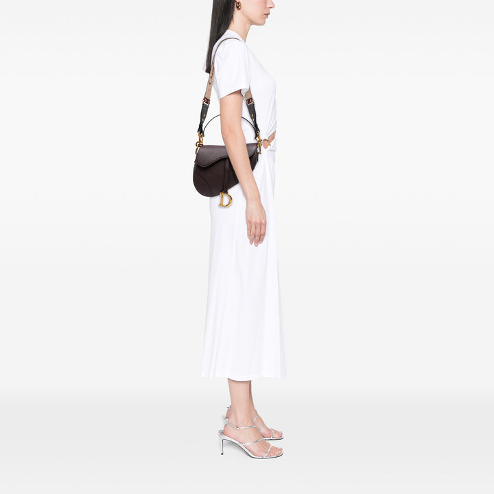 Dior Mini Cuir de veau grainé Saddle Sac
