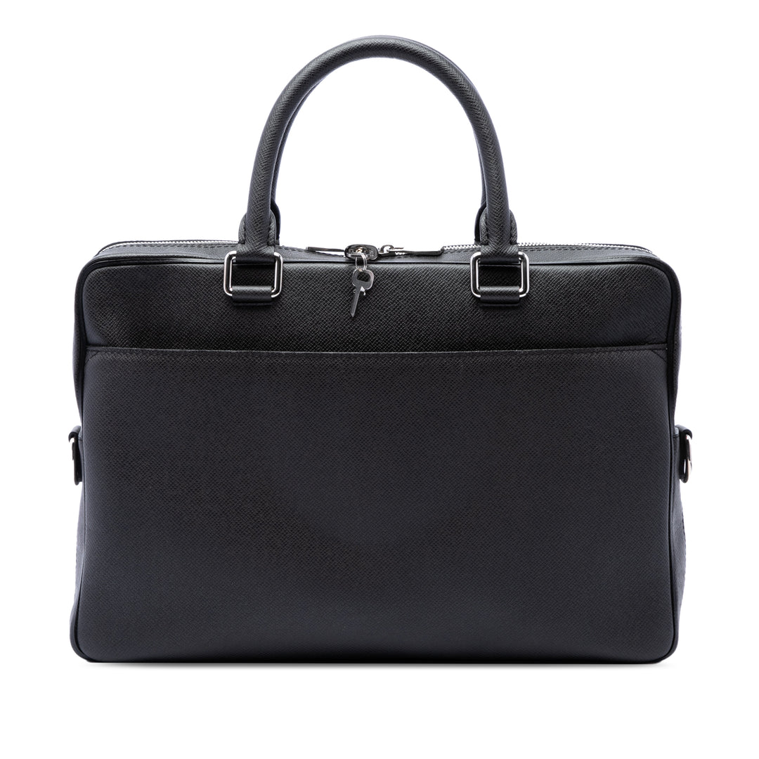 Louis Vuitton Taiga Porte Documents Business PM Noir – vue principale – GABY PARIS