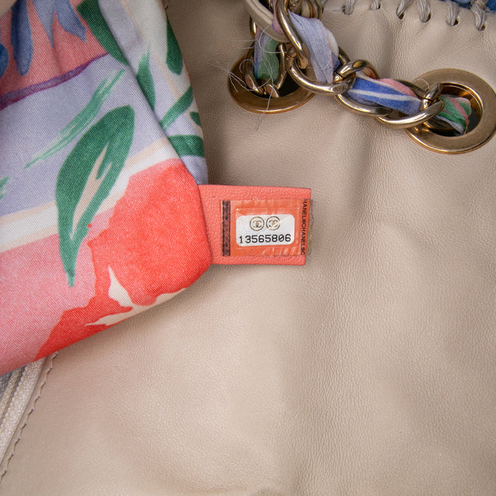 Chanel CC Straw Country Flap Marron
