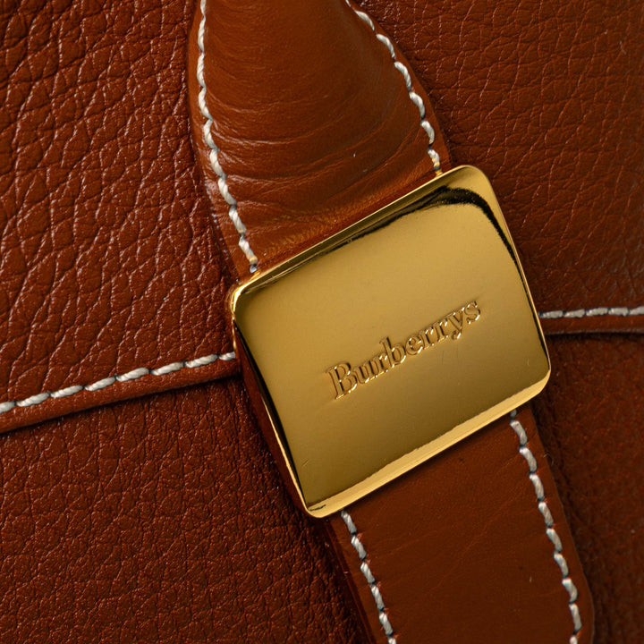 Leather Handbag Brown - Gaby Paris