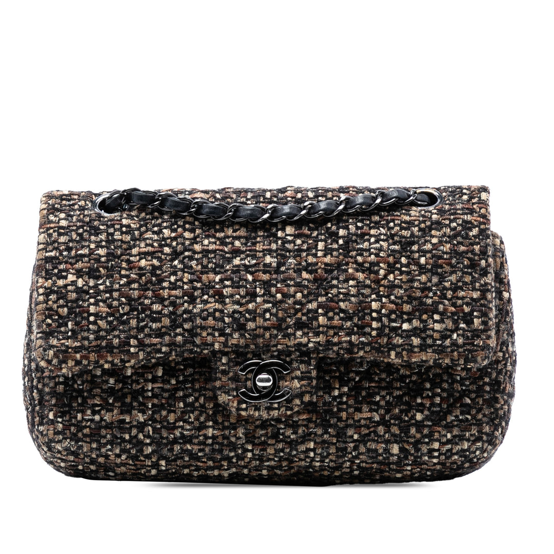 Chanel Medium Classic Tweed Double rabat – GABY PARIS Authentique